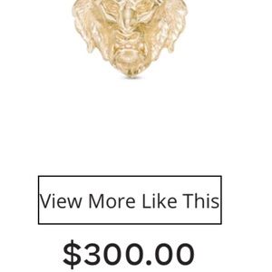 Lion charm 10k yellow gold